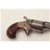Image 6 : Moore teat fire spur trigger revolver, .30  caliber, brass frame, engraved, wood grips,  S/N 2966 in
