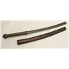 Image 3 : Southeast Asian Da with scabbard,  approximately 27” overall.     Est.:   $150-$300.