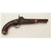Image 6 : H. Aston percussion martial pistol dated 1847  (Mexican War era); brass mountings, working  action, 