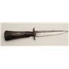Image 1 : Germanic fighting knife circa late 1700’s to  early 1800’s. Pewter or silver inlaid horn  grip. Est.