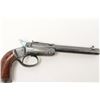 Image 6 : Stevens Conlin single shot pistol, .22  caliber, 6” barrel, blued finish, wood grips,  S/N 31426, in