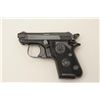 Image 10 : Beretta Model 950BS pocket pistol, .22 short  caliber, 2.5” barrel, blued finish, checkered  grips, 