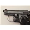 Image 2 : Beretta Model 950BS pocket pistol, .22 short  caliber, 2.5” barrel, blued finish, checkered  grips, 