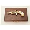 Image 11 : Butler blackpowder single shot derringer, .31  caliber, gold finish, faux pearl grips, S/N  B81764, 
