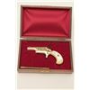 Image 12 : Butler blackpowder single shot derringer, .31  caliber, gold finish, faux pearl grips, S/N  B81764, 