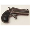Image 4 : Remington O/U Type 3 derringer, .41 caliber,  checkered black hard rubber grips, S/N 965,  dark pati