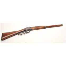 Belgian lever action converted drop lock rifle (ca. 1865), 7mm caliber ...