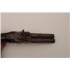 Image 5 : European double barrel SxS percussion pistol,  .41 caliber, 3” barrels, wood grip, grey  patina with