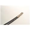 Image 3 : Indian sword and leather scabbard with metal  throat and drag, approximately 38” overall.      Est.: