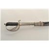 Image 4 : Indian sword and leather scabbard with metal  throat and drag, approximately 38” overall.      Est.: