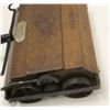 Image 3 : Antique wood and iron mounted floor sweeper  marked “BISSELL’S/GRAND RAPIDS” with metal  plate “WEBB