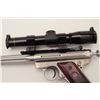 Image 2 : Ruger MK III Hunter Model semi-automatic  pistol, .22LR caliber, 7” barrel, stainless  steel, loaded