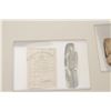 Image 11 : Riker case and documents for Bruce Lowden  including dog tags, Bronze Star and Purple  Heart (WW II)