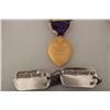 Image 15 : Riker case and documents for Bruce Lowden  including dog tags, Bronze Star and Purple  Heart (WW II)