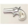 Image 3 : Remington O/U derringer, .41 caliber, 3”  barrels, re-nickeled finish, pearl grips, S/N  429, in ove