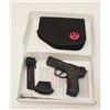 Image 1 : Ruger Model SR 22 semi-automatic pistol,  .22LR caliber, 3.5” barrel, black finish,  black grips, S/