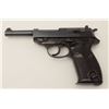 Image 1 : Walther P-38 DA semi-automatic pistol, 9mm  caliber, 5” barrel, nazi proofed,  import-marked, blued 