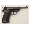 Image 4 : Walther P-38 DA semi-automatic pistol, 9mm  caliber, 5” barrel, nazi proofed,  import-marked, blued 
