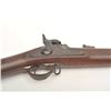 Image 3 : Remington 3-band percussion rifle, .58  caliber, 39.5” barrel, full length wood stock  with iron ram
