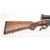 Image 6 : Ruger No. 1 single shot rifle, 7x57mm  caliber, 22” barrel, black finish, checkered  wood stocks, S/