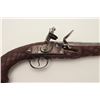 Image 2 : Flintlock pistol continental made for  mid-east trade circa 19th century. Measures  14 ½” overall wi