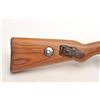 Image 2 : Mauser Model 98 high turret sniper rifle, 8mm  caliber, 24.5” barrel with metal muzzle  cover, wood 
