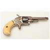 Image 3 : Whitneyville .22 caliber spur trigger  revolver, 3.25” octagon barrel, fully  engraved, nickel, ivor
