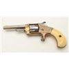 Image 1 : Whitneyville .22 caliber spur trigger  revolver, nickel, engraved, ivory grips,  2.75” octagon barre