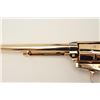 Image 4 : Rare factory gold plated Buntline Special SAA  revolver, .45 caliber, 12” barrel, wood  medallion gr