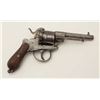 Image 2 : Intriguing cased pinfire pistol with plaque  on the lid of the box inscribed in period  script and b