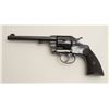 Image 1 : Colt Model 1892 DA revolver, .38 caliber, 6”  barrel, bright blued finish, checkered hard  rubber gr