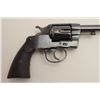 Image 8 : Colt Model 1892 DA revolver, .38 caliber, 6”  barrel, bright blued finish, checkered hard  rubber gr