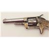 Image 2 : Whitneyville .22 caliber spur trigger  revolver, New York engraved, 2.75” octagon  barrel, pearl gri