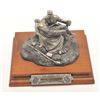 Image 1 : Pewter sculpture by Fran Barnum and issued by  Chilmark Collectors Society entitled  “Brother Agains