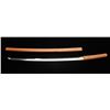 Image 1 : Shinto period katana (Long sword) with a 26”  blade, signed, and full polish in sira-siya  (storage 