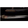 Image 15 : Koto period tanto in traditional full  mounting retaining kozuka knife and kogai.  10” blade (Unsign