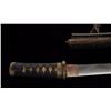 Image 16 : Koto period tanto in traditional full  mounting retaining kozuka knife and kogai.  10” blade (Unsign