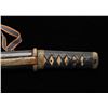 Image 3 : Koto period tanto in traditional full  mounting retaining kozuka knife and kogai.  10” blade (Unsign
