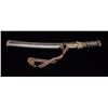 Image 8 : Koto period tanto in traditional full  mounting retaining kozuka knife and kogai.  10” blade (Unsign