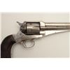 Image 9 : Remington Model 1875 single action revolver,  .44-40 caliber, 7.5” barrel, nickel finish,  wood grip