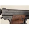 Image 4 : Japanese Nambu 8mm caliber, 4.5” barrel,  military blued finish, grooved wood grips,  S/N 53304 (mat
