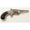 Image 7 : Whitneyville .22 caliber spur trigger  revolver, 2.75” octagon barrel, nickel  finish, engraved, ros