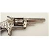 Image 9 : Whitneyville .22 caliber spur trigger  revolver, 2.75” octagon barrel, nickel  finish, engraved, ros