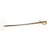 Image 1 : 1840 Fabrica De Toledo marked brass hilted  artillery style sword. Measures 34” overall  with a 29” 