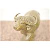 Image 2 : Carved hard stone (Verdite from Zimbabwe  similar to jade) statue by P.M. Zubute  considered the top