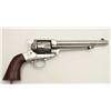 Image 3 : Remington Model 1890 single action revolver,  .44-40 caliber, 7.5” barrel, wood grips, S/N  276, ove