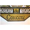 Image 2 : French Hotel sign, painted iron and steel;  ca. 1920’s to 40’s; “l’Auberge du Coucou”,  approximatel