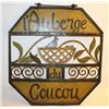 Image 4 : French Hotel sign, painted iron and steel;  ca. 1920’s to 40’s; “l’Auberge du Coucou”,  approximatel