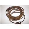 Image 1 : Forty-seven foot leather riata with 4 strands  in very good overall condition    Est.:   $300-$600.