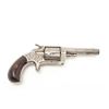Image 2 : Whitneyville .38RF caliber spur trigger  revolver, nickel finished, engraved with 3.5”  long barrel,